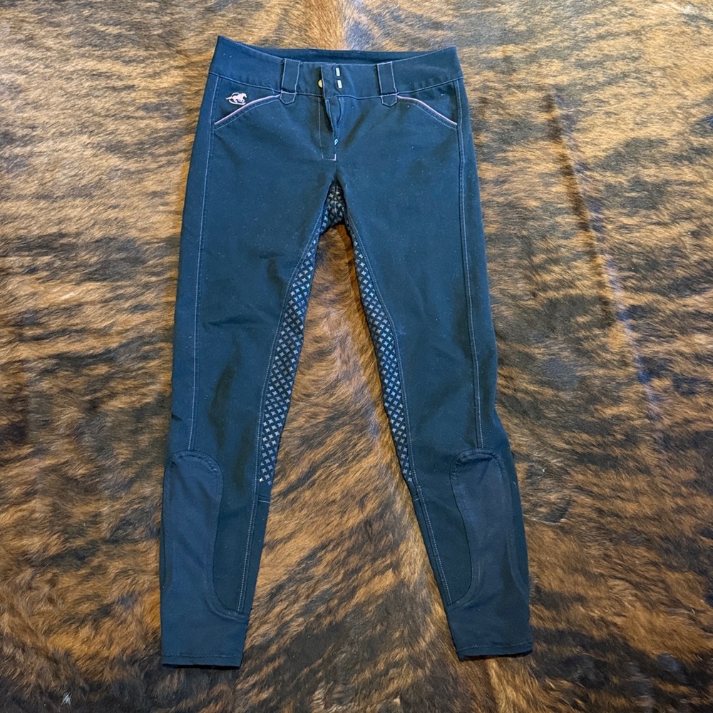 Equestrian Full-Seat Riding Tights in Navy